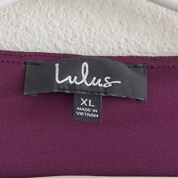 Perfect Night Plum Purple Velvet Print Maxi Dress - Picture 14 of 14